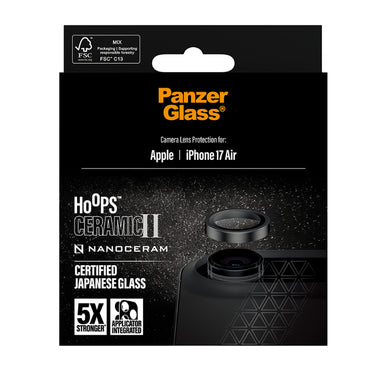 PanzerGlass Hoops Ceramic Lens Protector for iPhone Air
